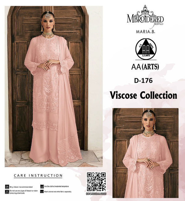 Viscous 3PC Embroidered Suit #1