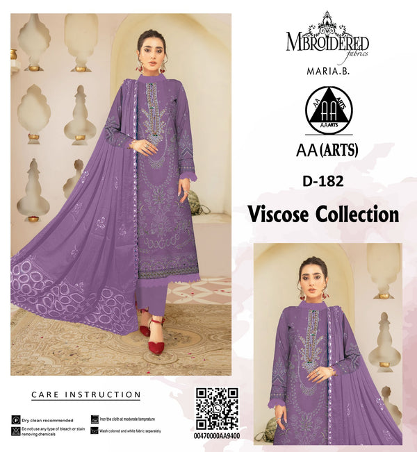 Viscous 3PC Embroidered Suit #8
