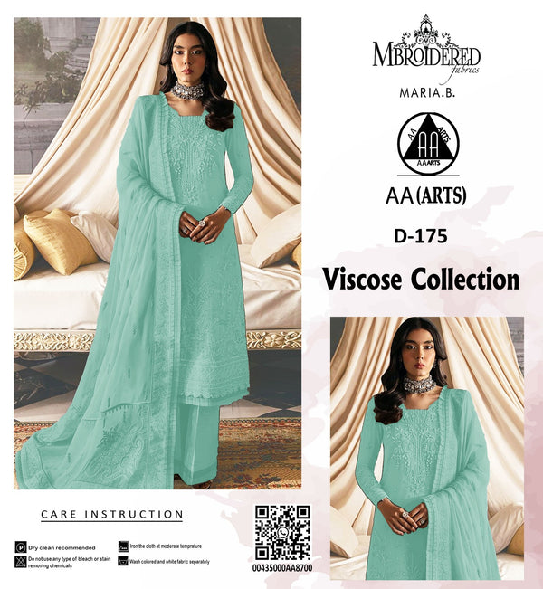 Viscous 3PC Embroidered Suit #7