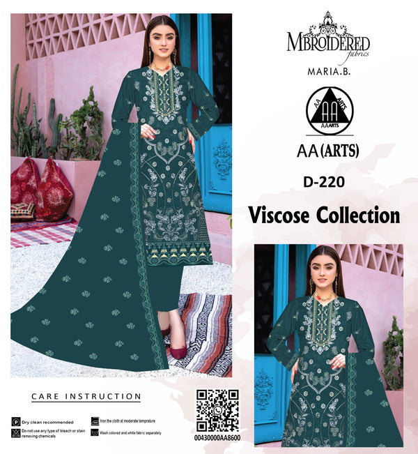 Viscous 3PC Embroidered Suit #14