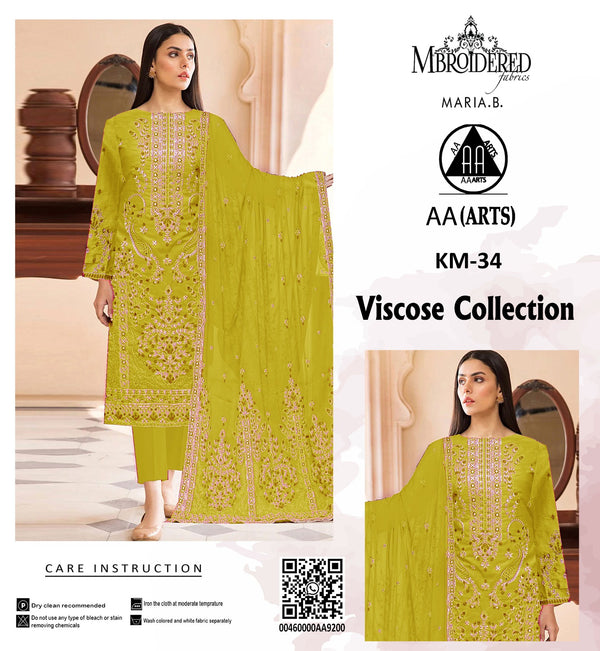 Viscous 3PC Embroidered Suit #13