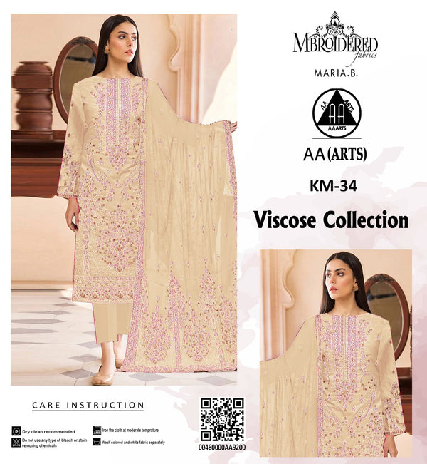 Viscous 3PC Embroidered Suit #16