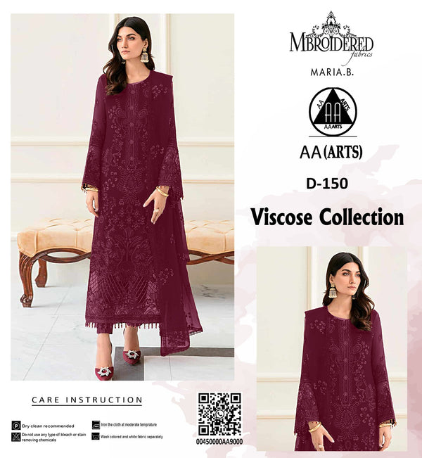 Viscous 3PC Embroidered Suit #18