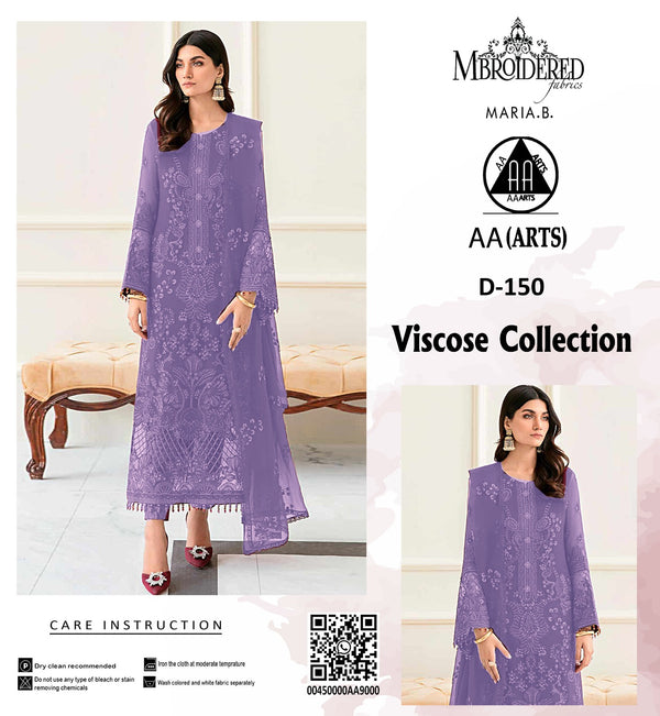 Viscous 3PC Embroidered Suit #24