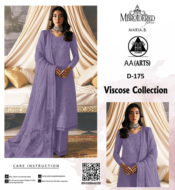 Viscous 3PC Embroidered Suit #23