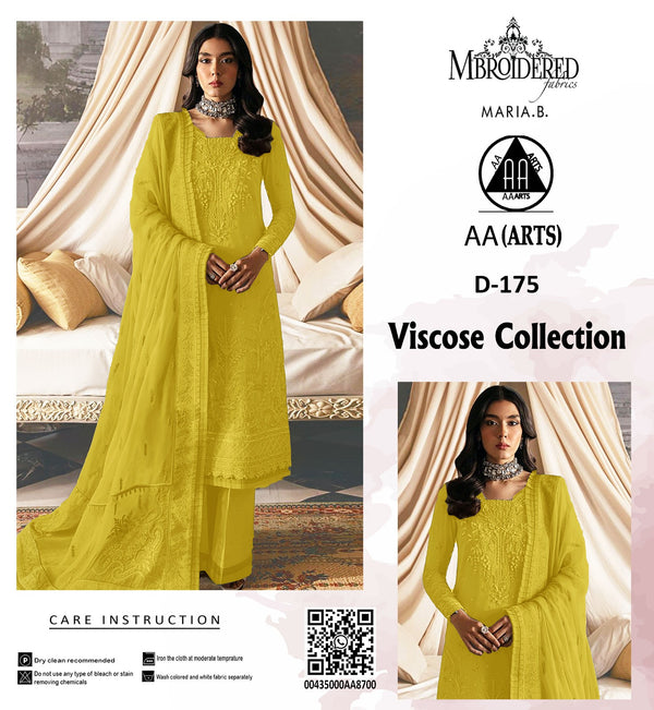 Viscous 3PC Embroidered Suit #27
