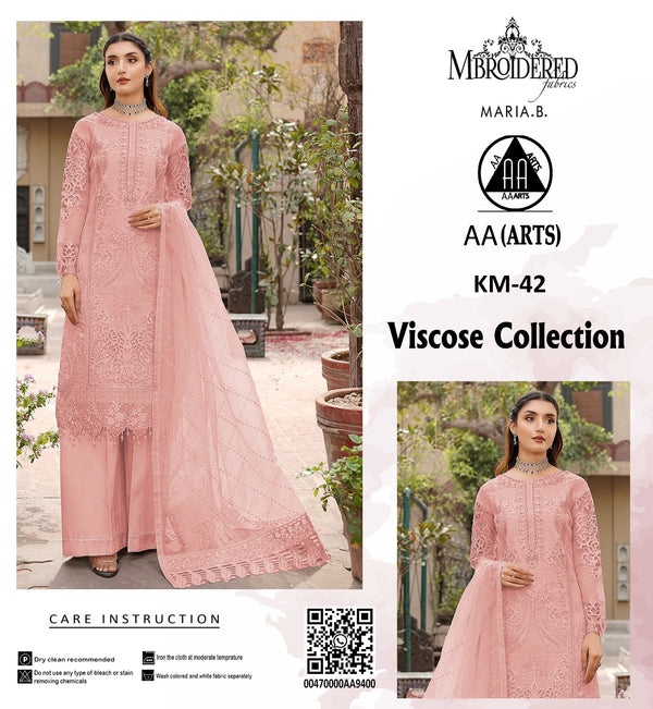 Viscous 3PC Embroidered Suit #29