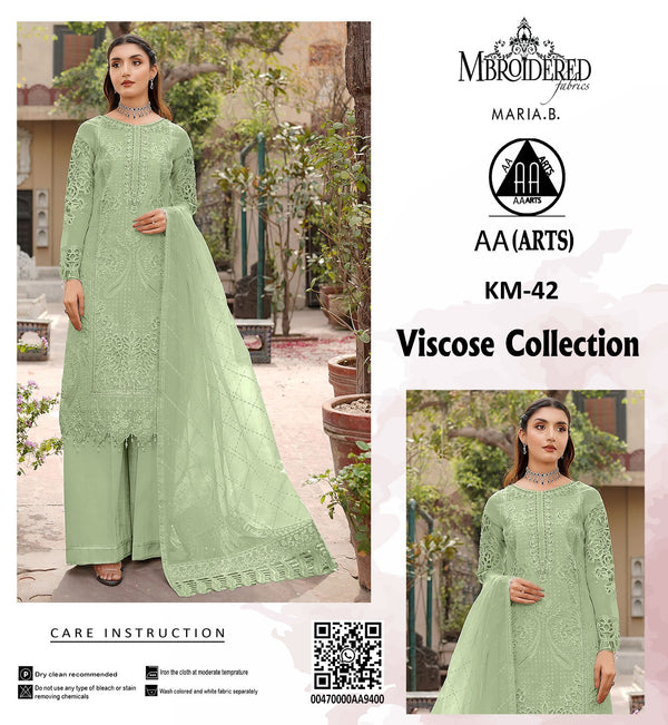 Viscous 3PC Embroidered Suit #30