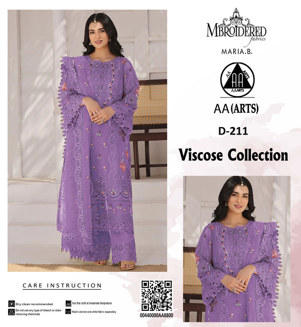 Viscous 3PC Embroidered Suit #35