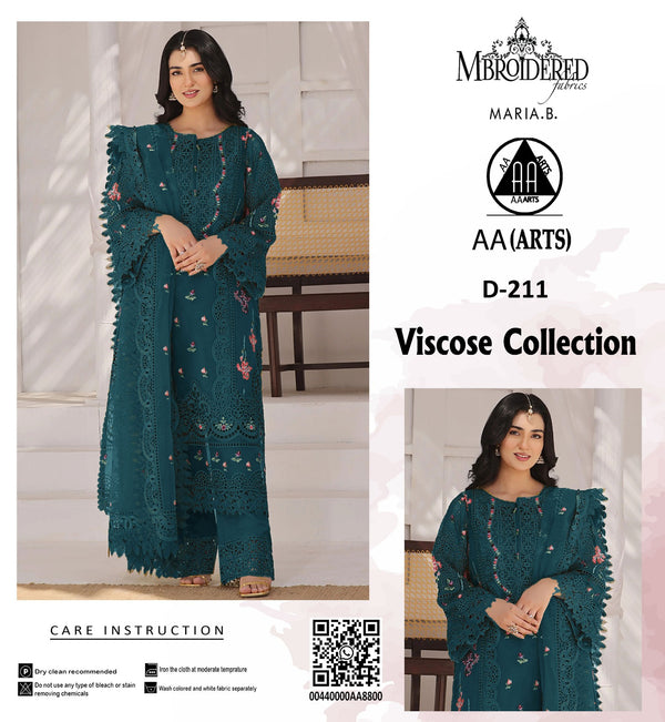 Viscous 3PC Embroidered Suit #33