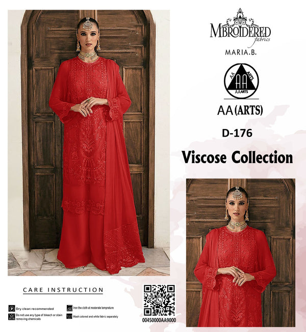 Viscous 3PC Embroidered Suit #42