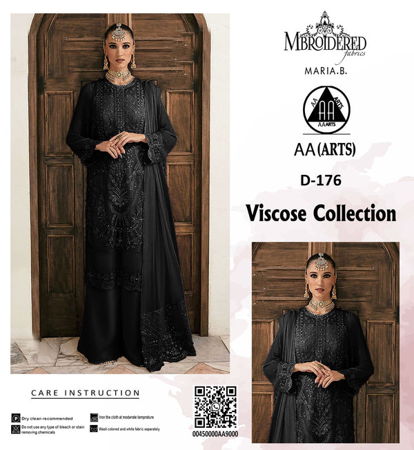 Viscous 3PC Embroidered Suit #43