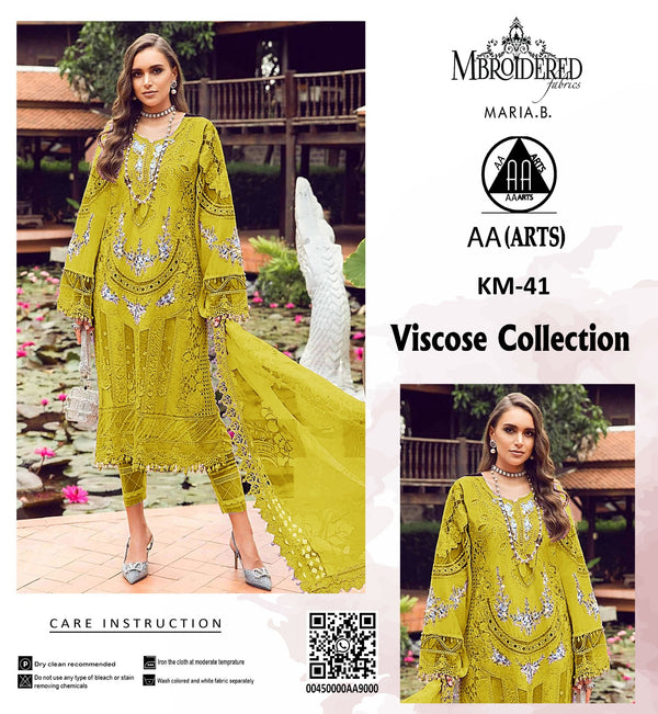 Viscous 3PC Embroidered Suit #38